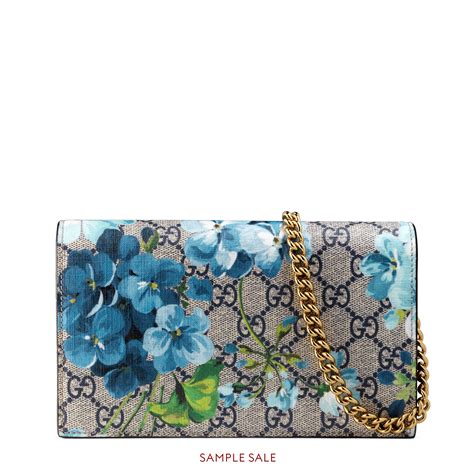 gucci blooms wallet on chain